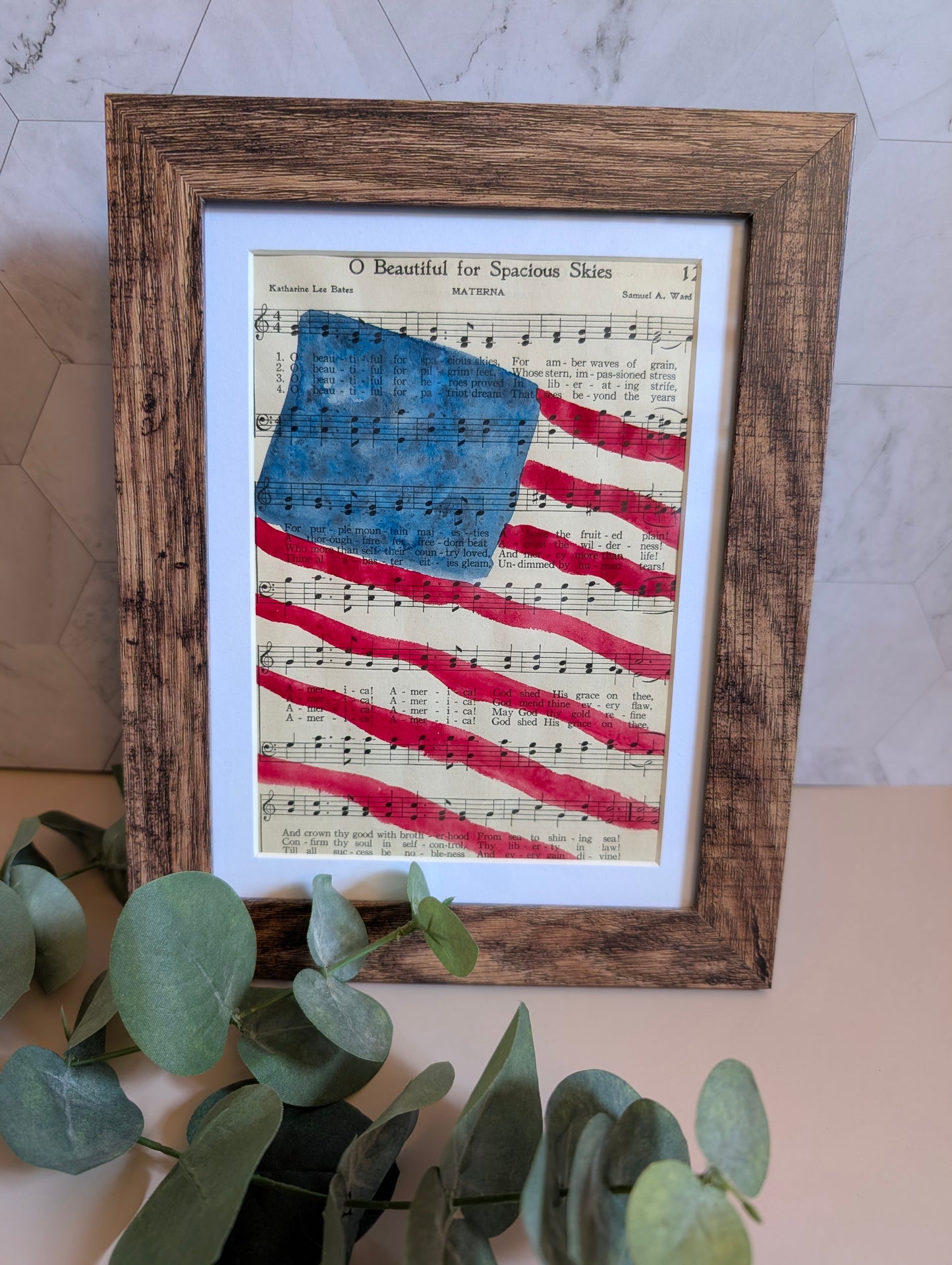 O Beautiful for Spacious Skies 6x8
