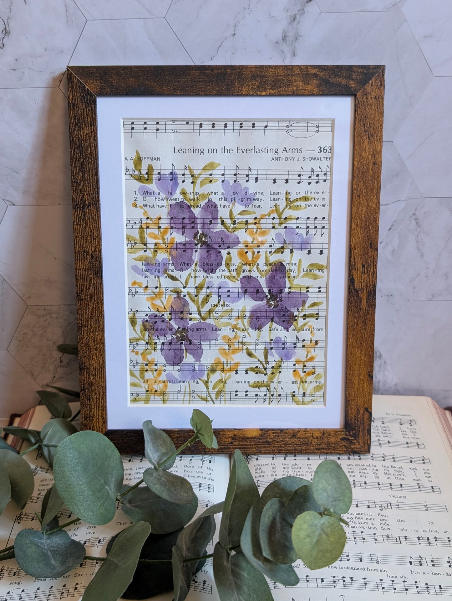 Leaning on the Everlasting Arms 6x8